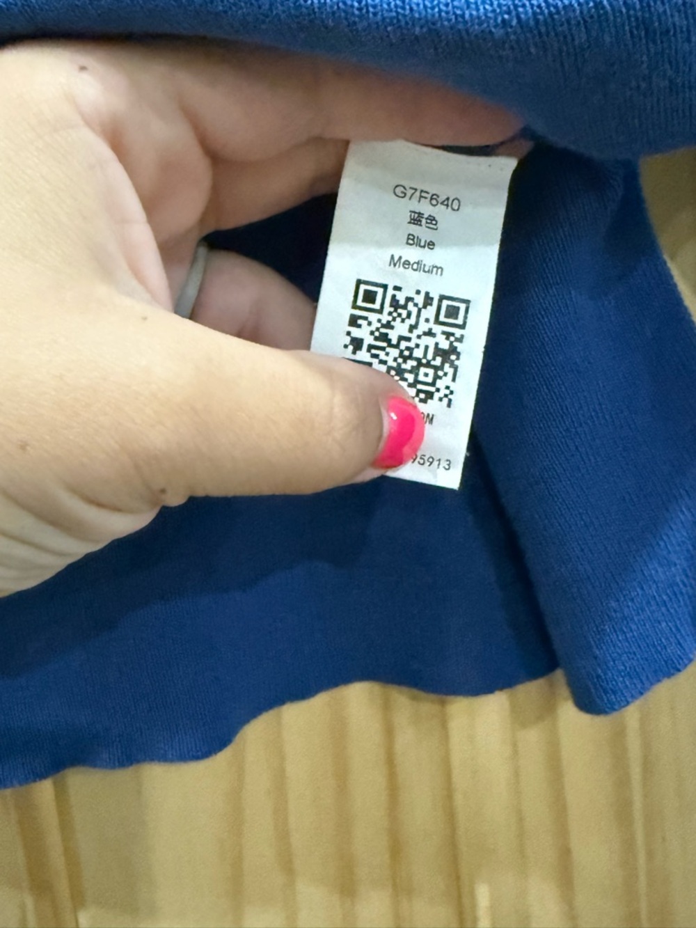 Bright Blue Knit Top and Wide-Leg Pants Set - Picture 6 of 7